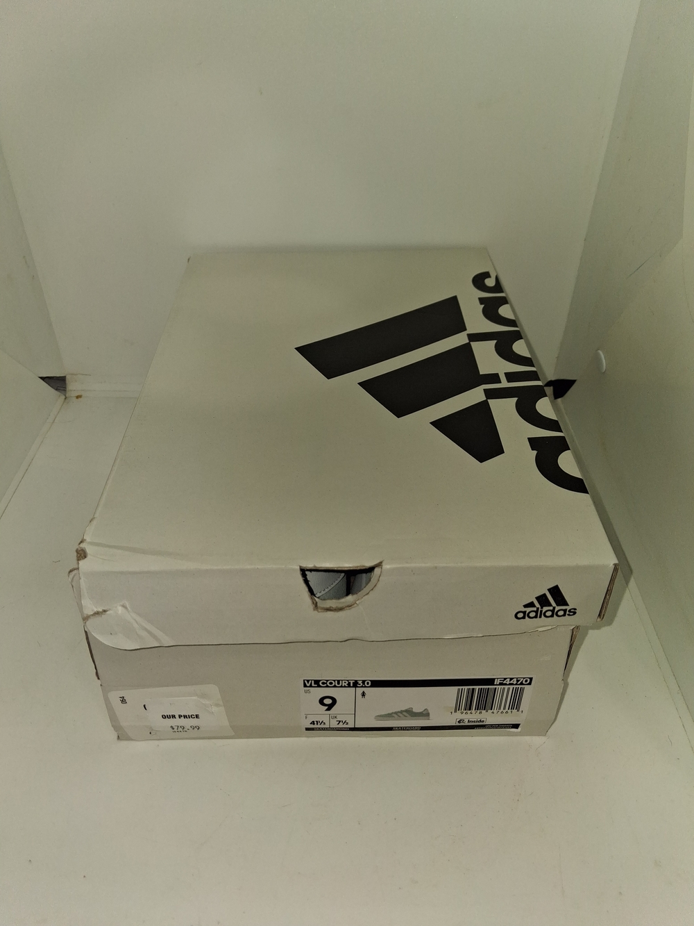 adidas Women's Mint Green Suede Sneakers with White Stripes - Picture 10 of 11